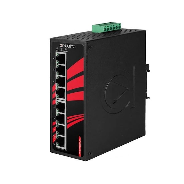 8-Port Industrial Gigabit PoE+ Unmanaged Ethernet Switch, w/8*10/100/1000Tx 30W/Port